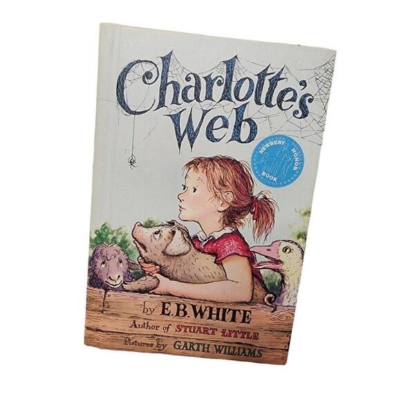Vintage Children's Books, Charlotte's Web Weekly Readers Hardback Story Book - Picture 1 of 6